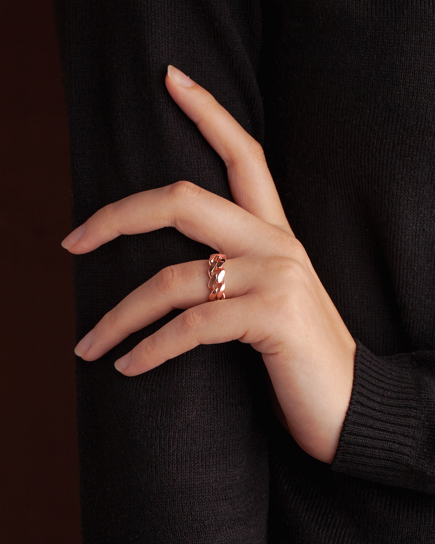 Liens Noble - Rose Gold Ring
