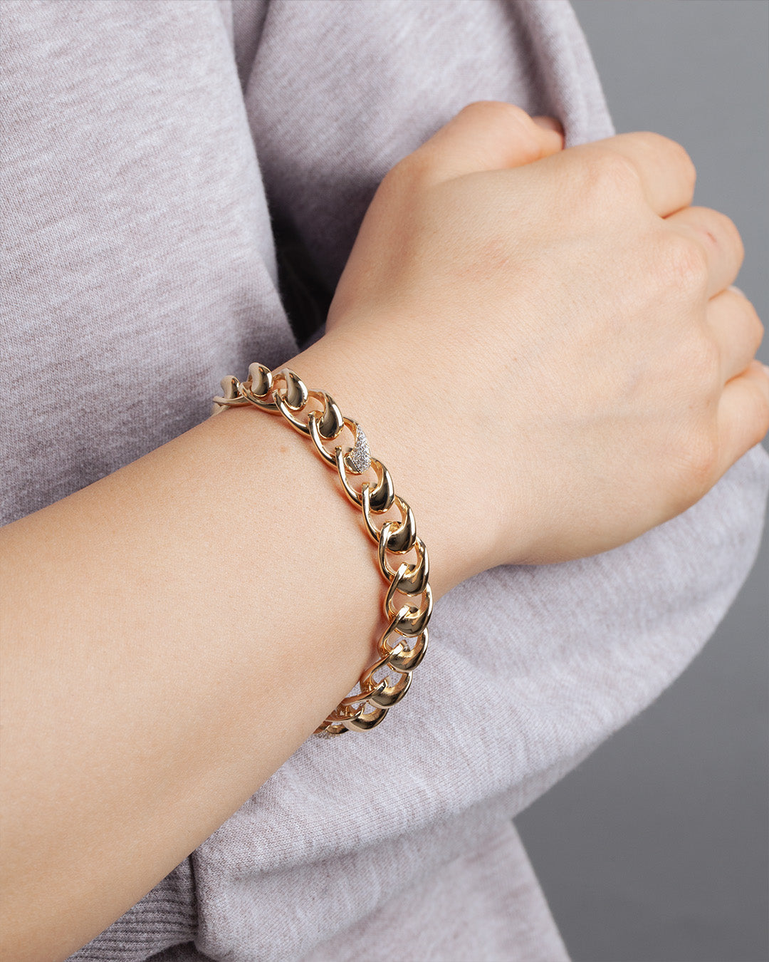 Lien Céleste - Gold Bracelet With Stone