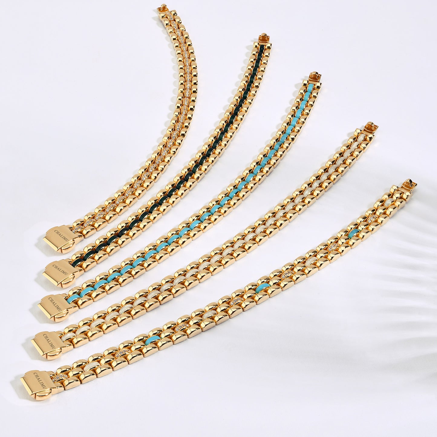 Lorenzo 9MM 14K Gold Bracelet With Gemtone