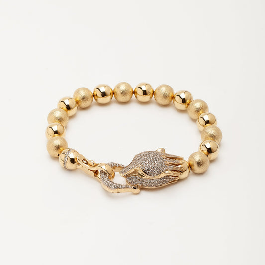 Jardin Panthère - Sarı Altın Bilezik