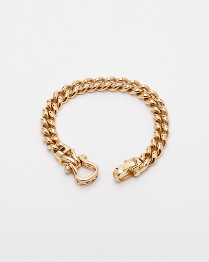 Ricardo 14K Gold Bracelet With Pearl Color Enemal