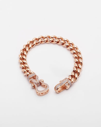 Ricardo 14K Rose Gold Bracelet with Gemstone