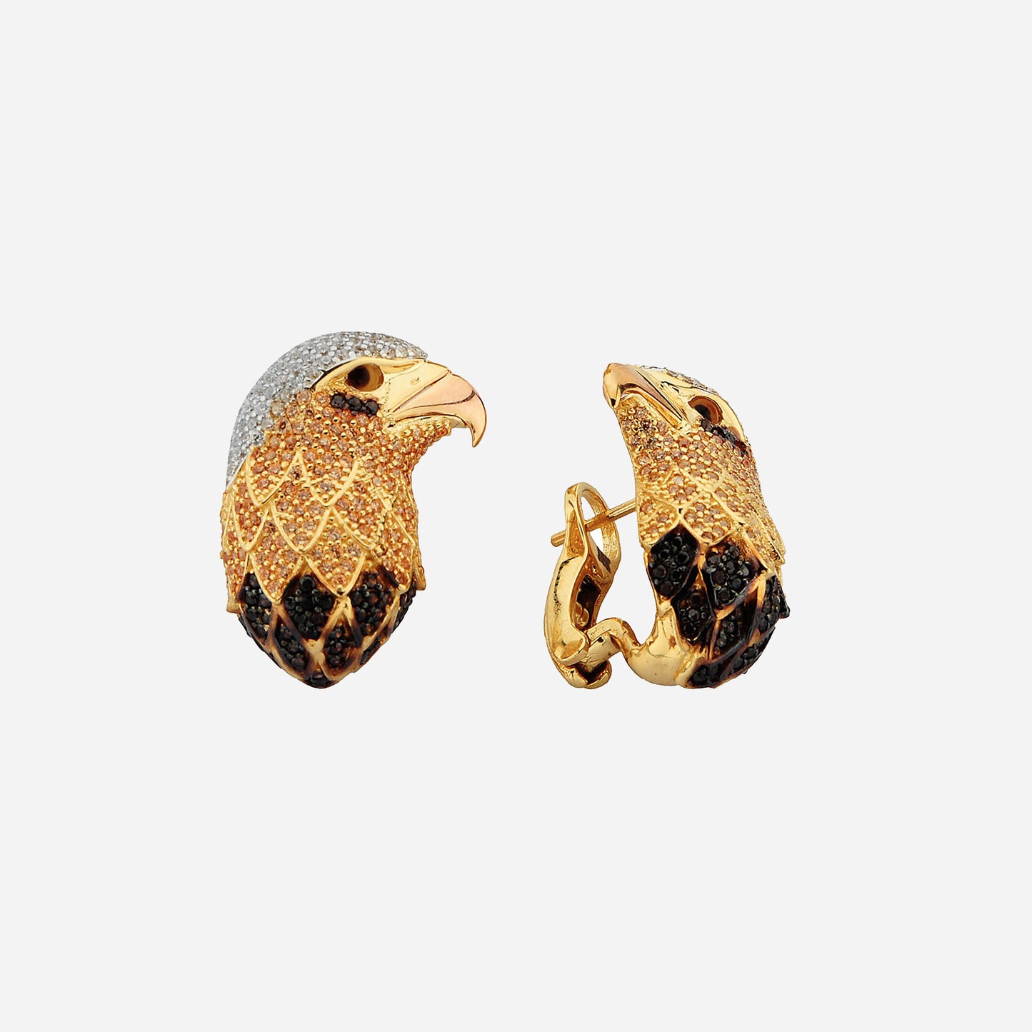 Fauna, Eagle 14K Gold Earing