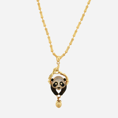 Fauna Panda 14K Gold Necklace