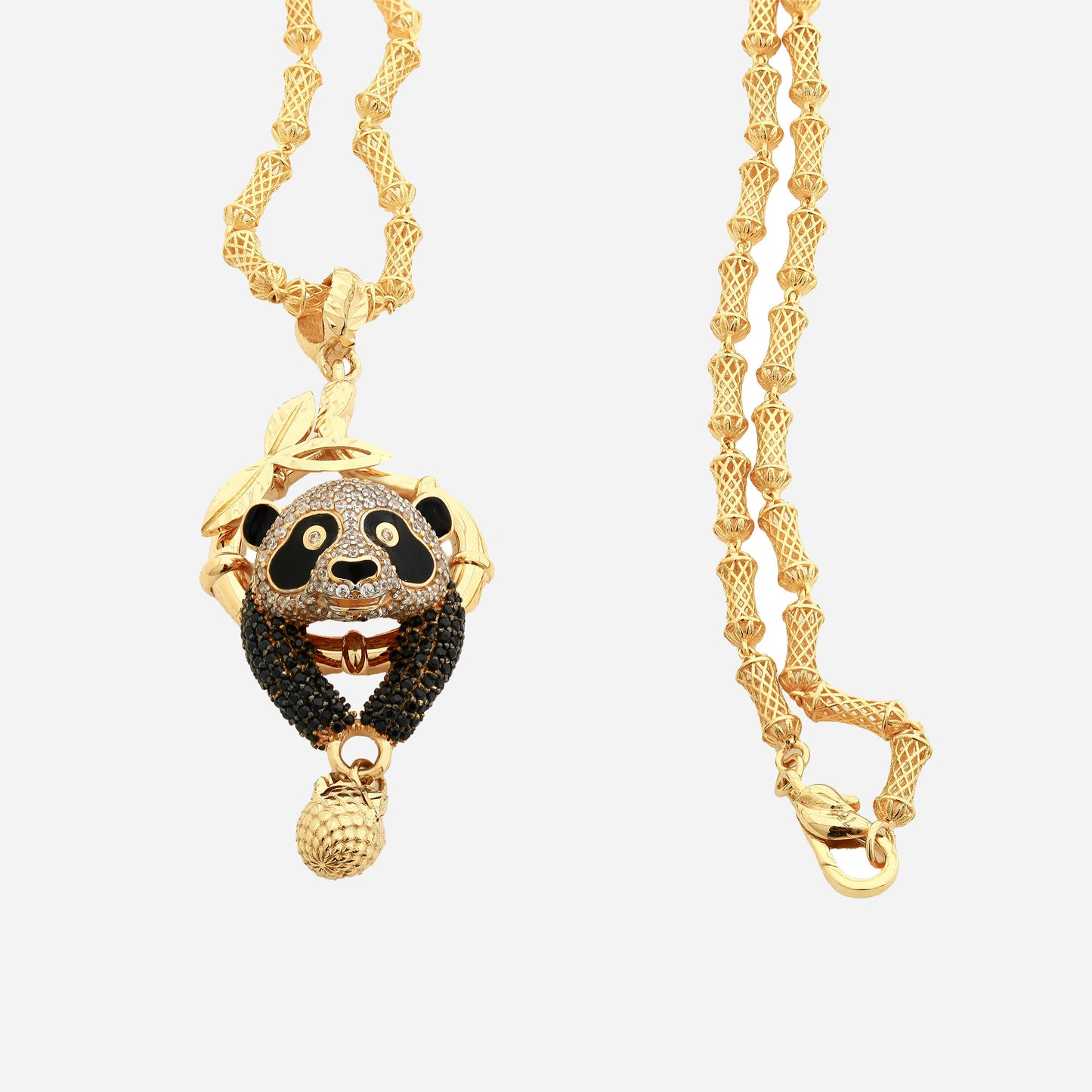 Fauna Panda 14K Gold Necklace