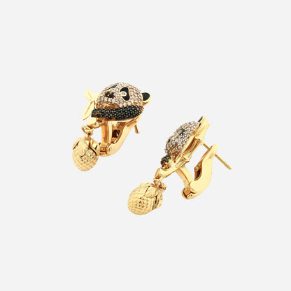 Fauna Panda Gold Earing