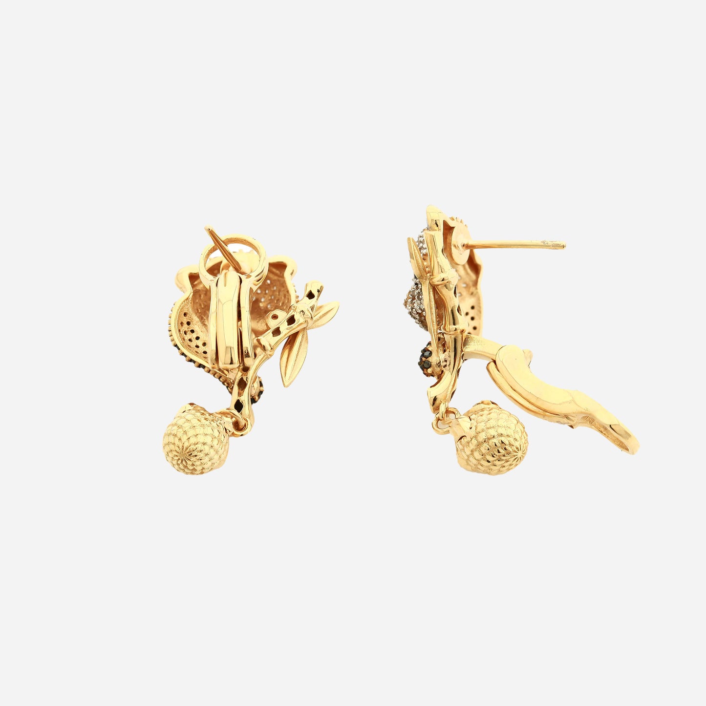 Fauna Panda Gold Earing