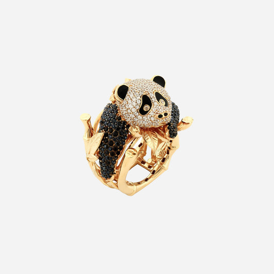 Fauna Panda Gold Ring